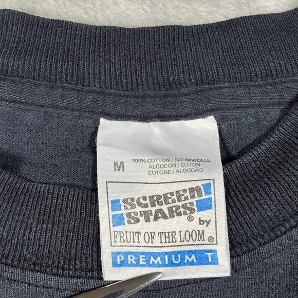 Vintage British Museum Shirt Mens Medium Hieroglyphics‎ Egyptian Screen Star 90s - Picture 4 of 6